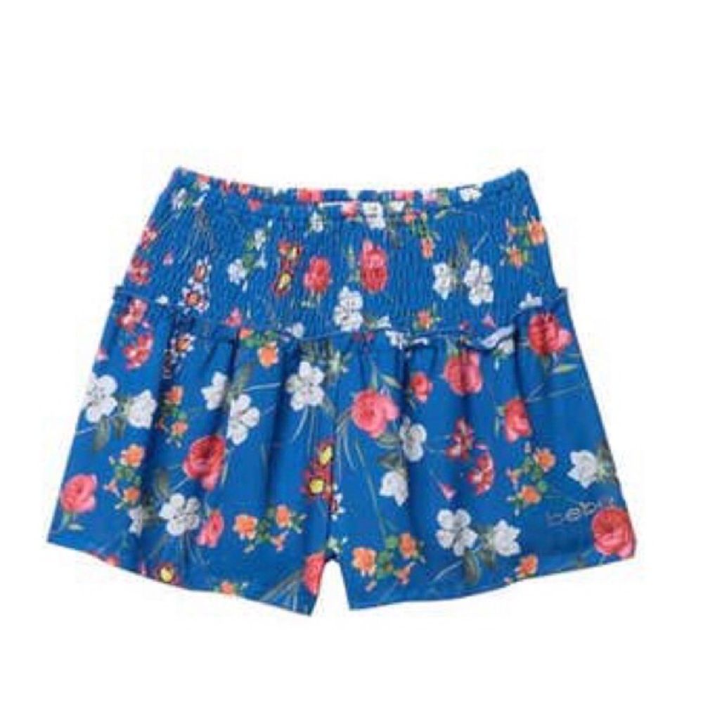 bebe Printed Chiffon Shorts